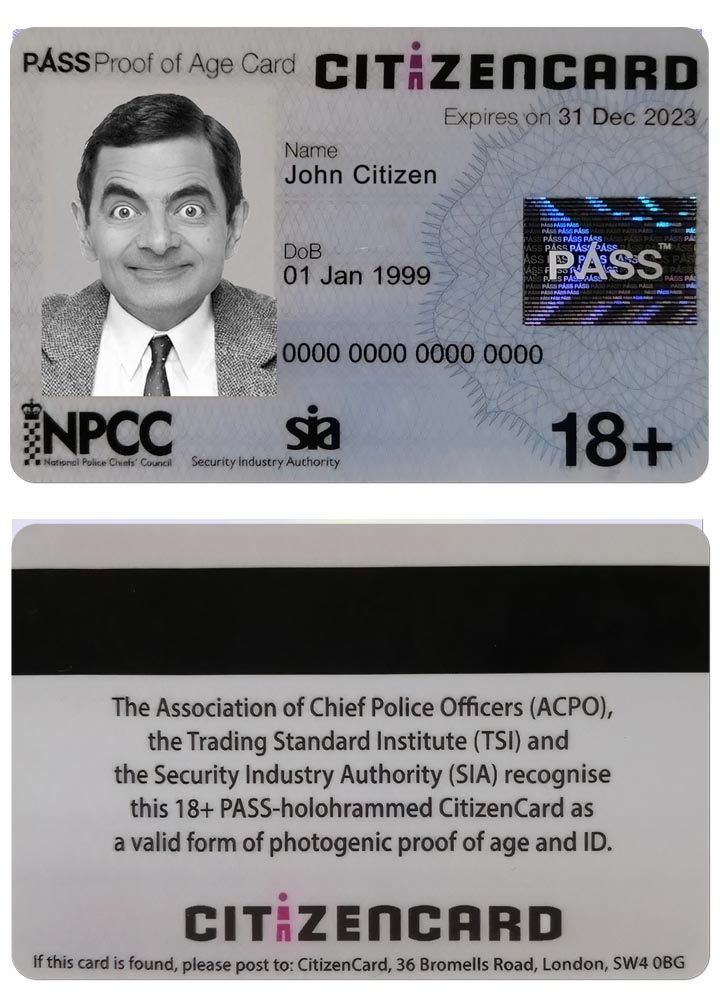 UK pass citizen card